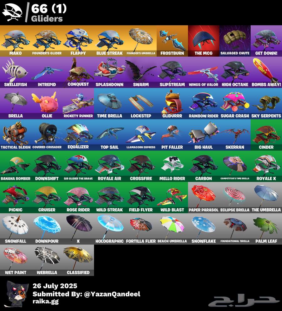 حساب فورت نايت للبيع من سيزون 2 الى سيزون 8 شيطون (تم البيع)63760896575106114