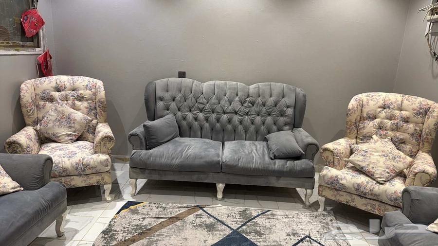 مجلس للبيع 3 كنب واتنين كرسي64208702058241110