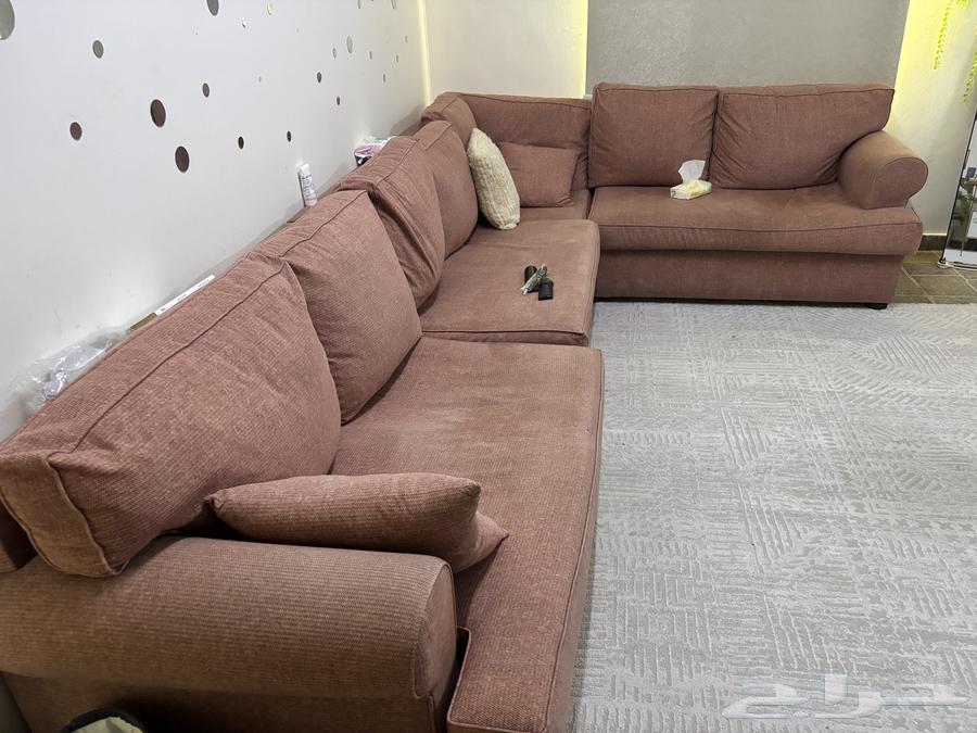 كنب للبيع   كبير 8 متر   نظيف63749514146689112