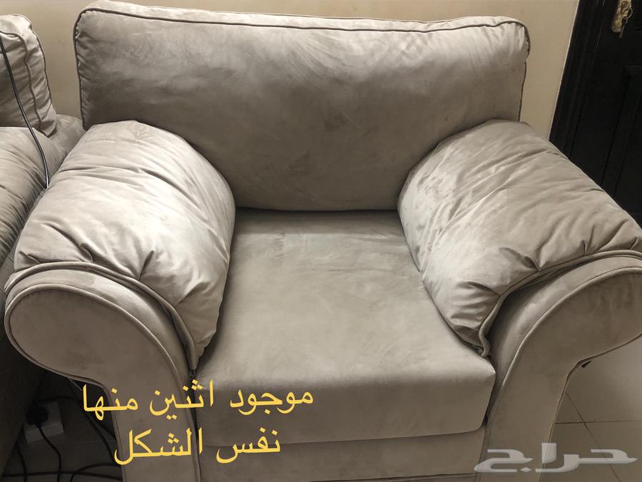 طقم كنب كامل بيج نظيف63751862724867112