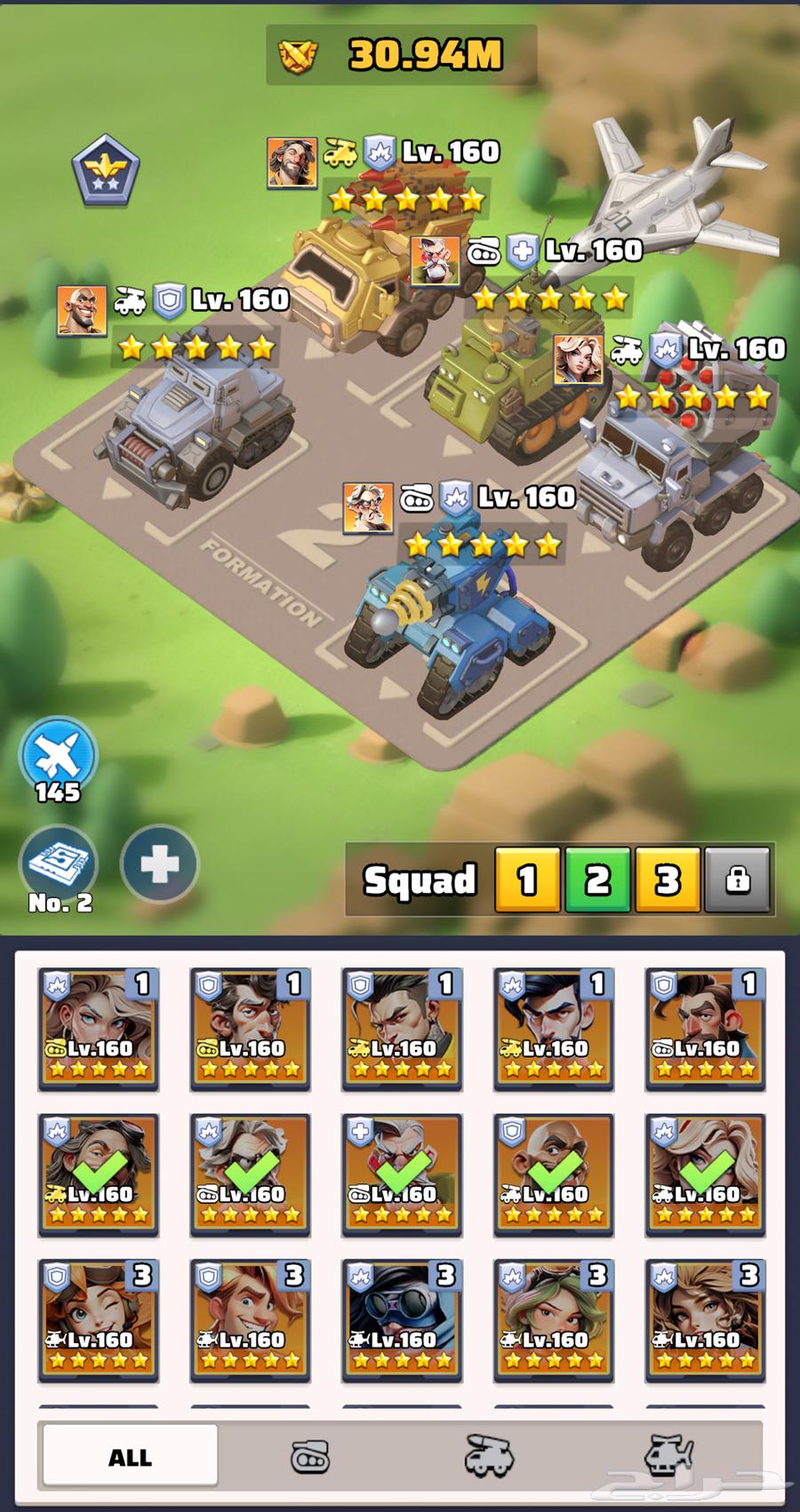Two Last War accounts for sale, level 32 and level 2663756169568769113