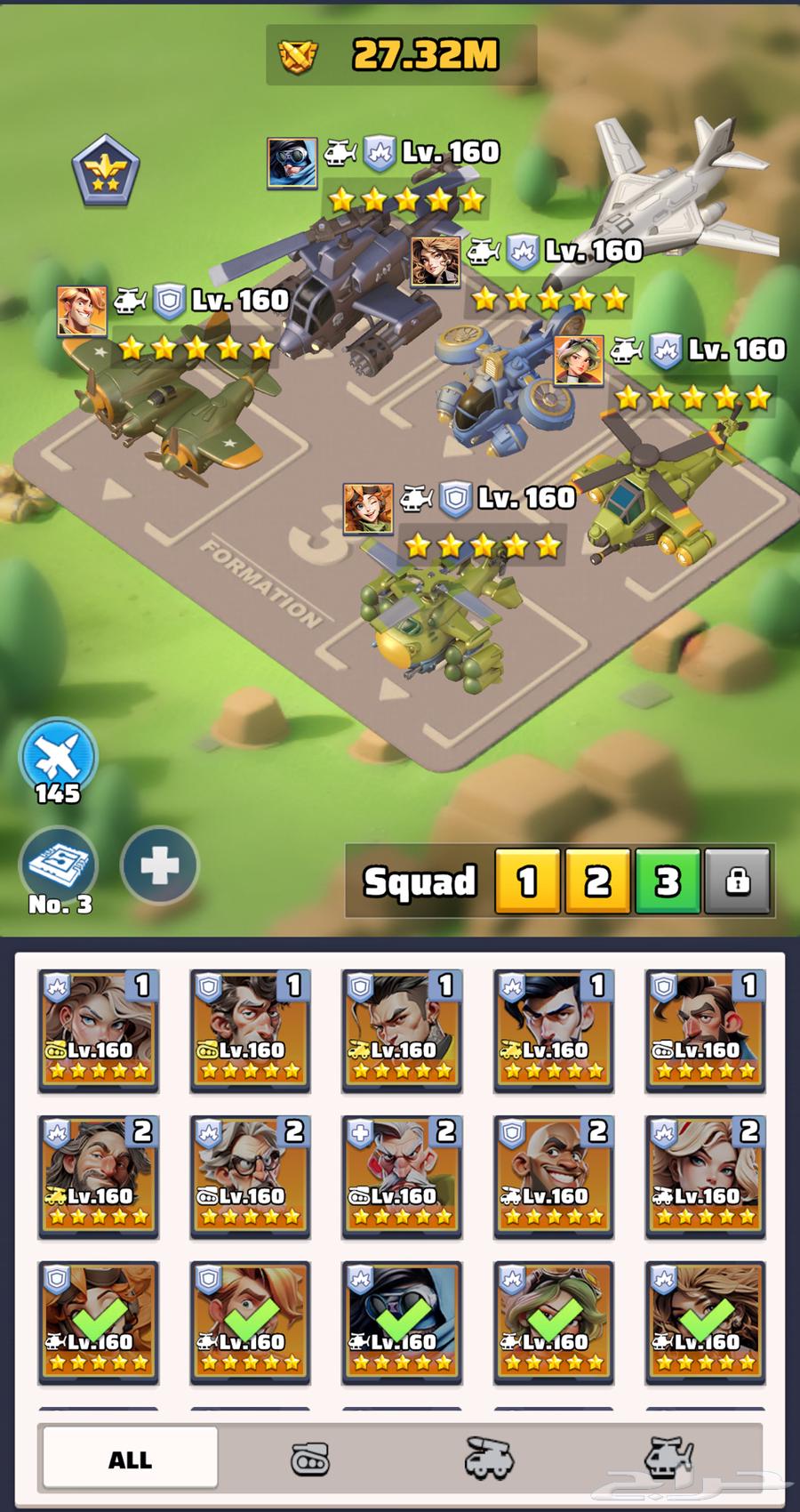 Two Last War accounts for sale, level 32 and level 2663756169568769112