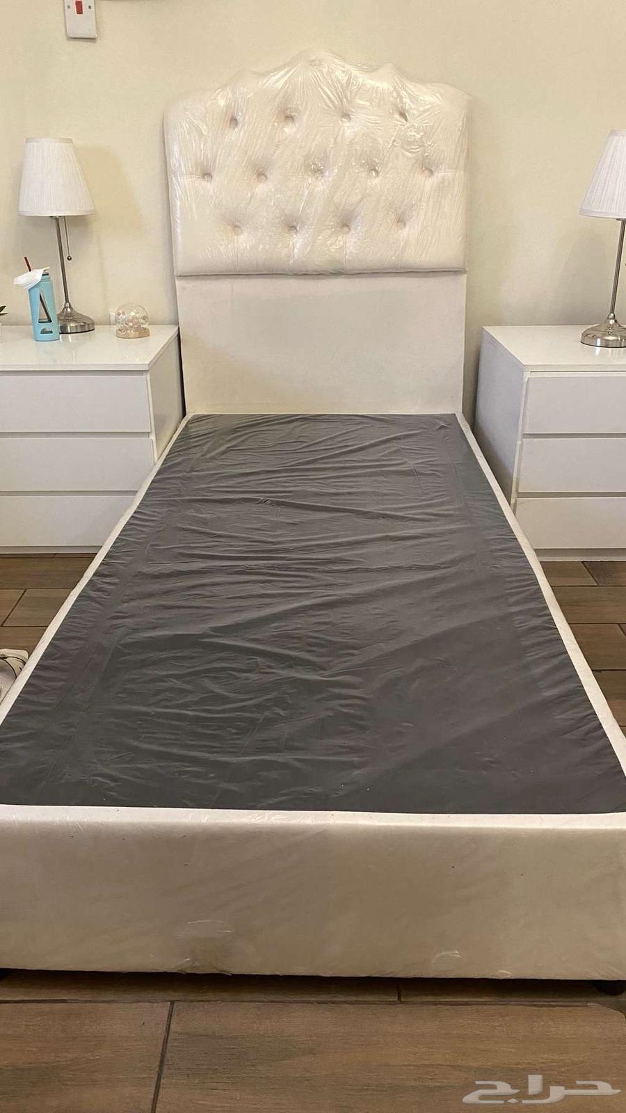 سرير نفر ابيض نظيف اخو الجديد مع مرتبه20063762493180801111