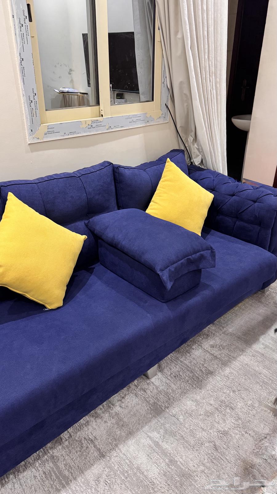 L-shaped sofa for sale, very clean, used for three months, reason for sale is moving63762388791041110