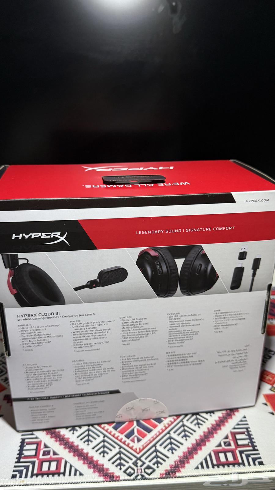 HyperX Cloud III Wireless Earphones, Latest New Version63758528607619113