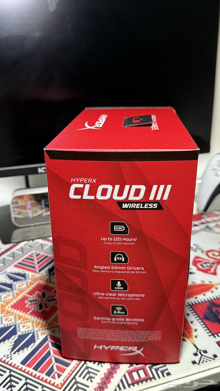 HyperX Cloud III Wireless Earphones, Latest New Version63758528607619112