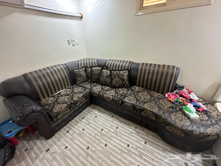 Sofa, single bed, cupboard, and TV table for sale63766746367619110
