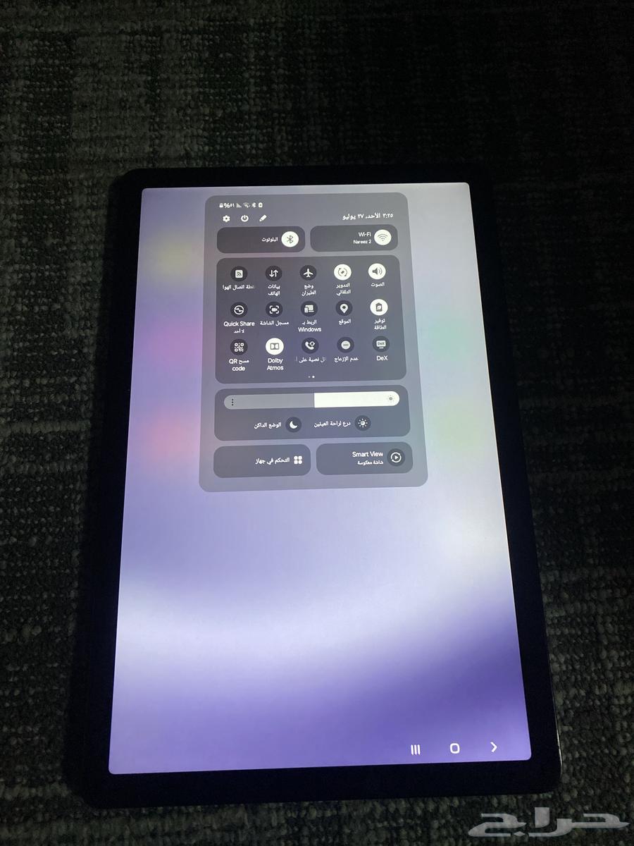Samsung iPad in pristine condition, never used.. Price 600 SAR.63763361651458114
