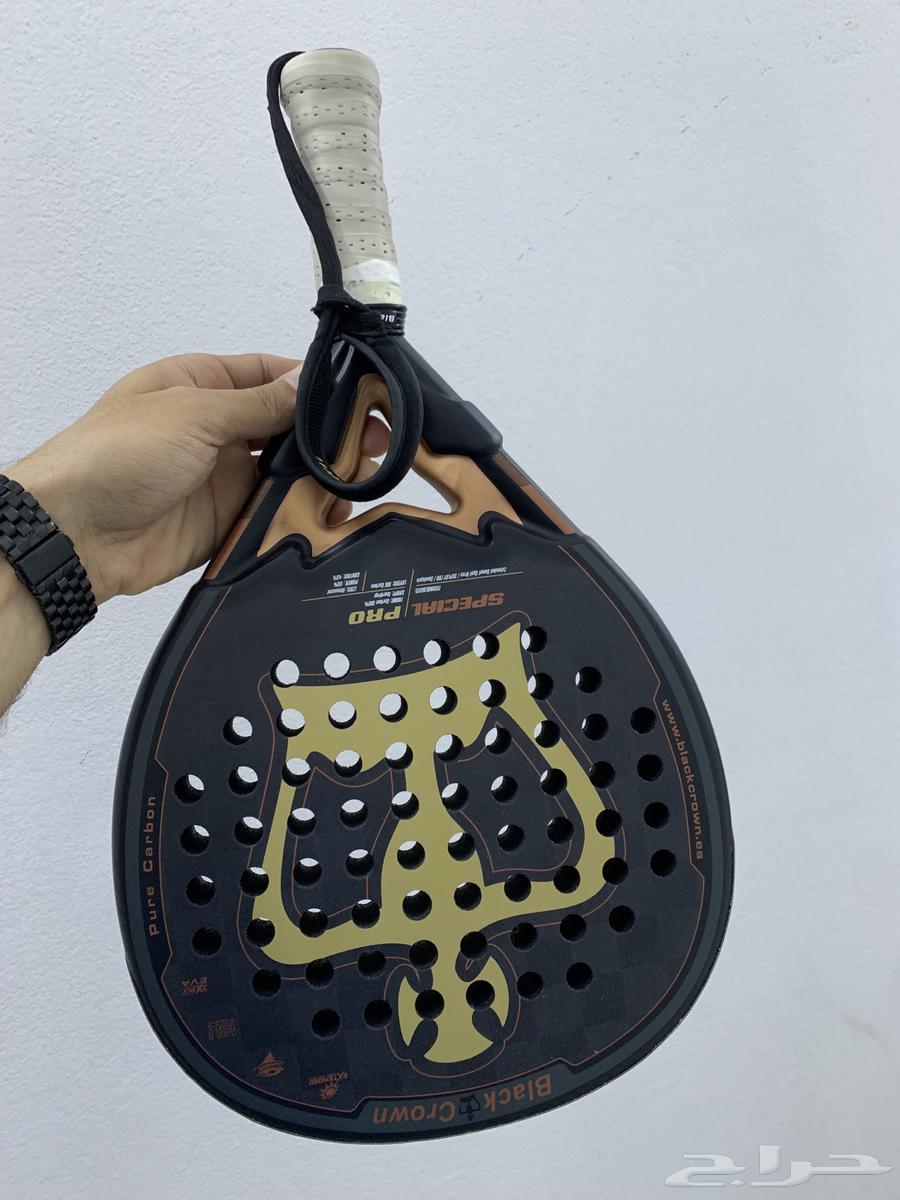 مضرب بادل بلاك كراون special pro black crown racket 202463770703190146112