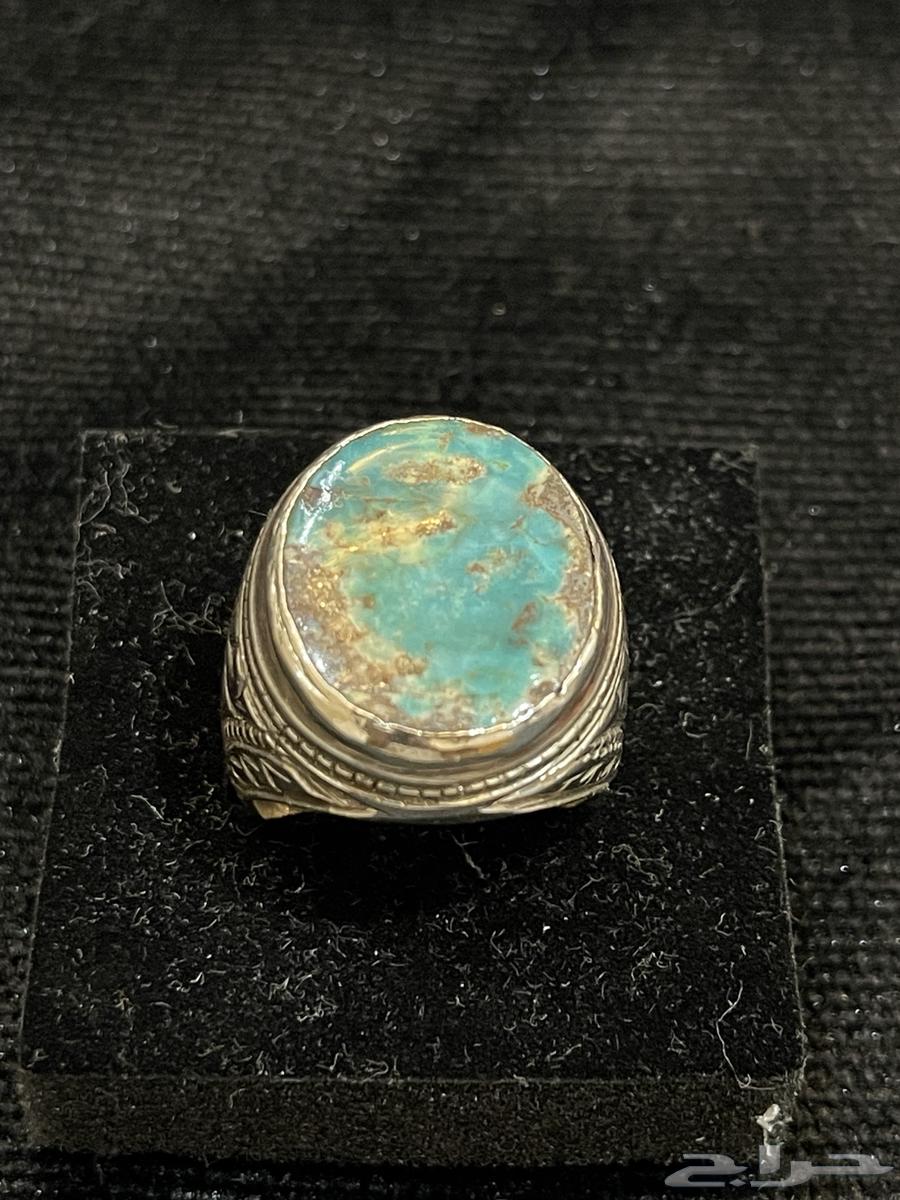 Nishaburi Turquoise Handcrafted Ring63773905885057110