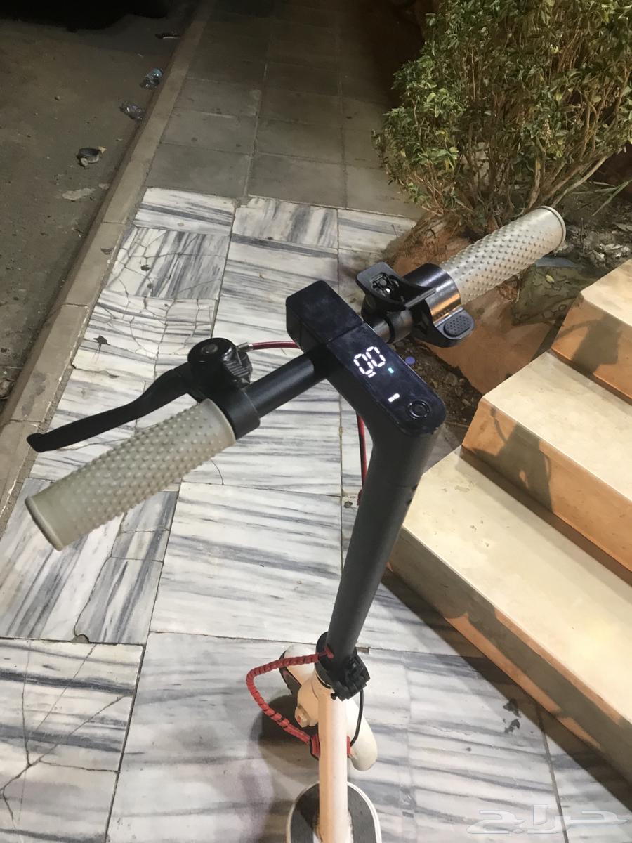Electric scooter with box and charger, maximum speed 45, light usage63761902082051111