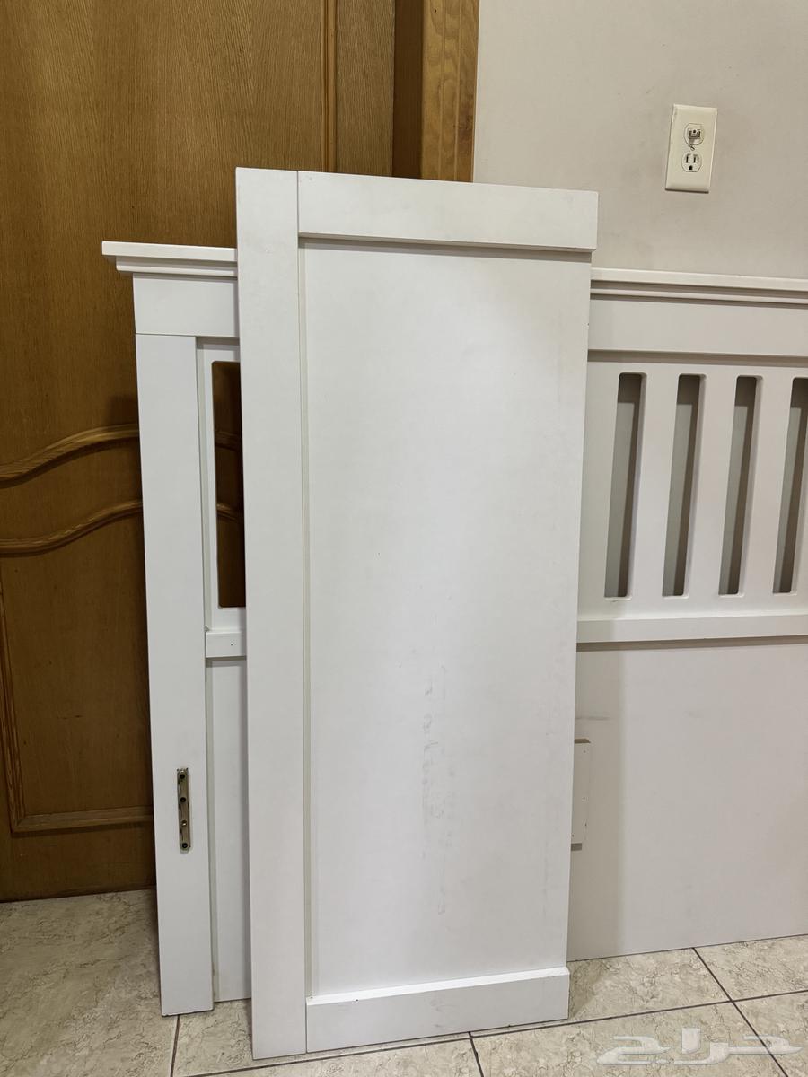 White bed, disassembled, clean, used for two years, mattress included63767138794498112