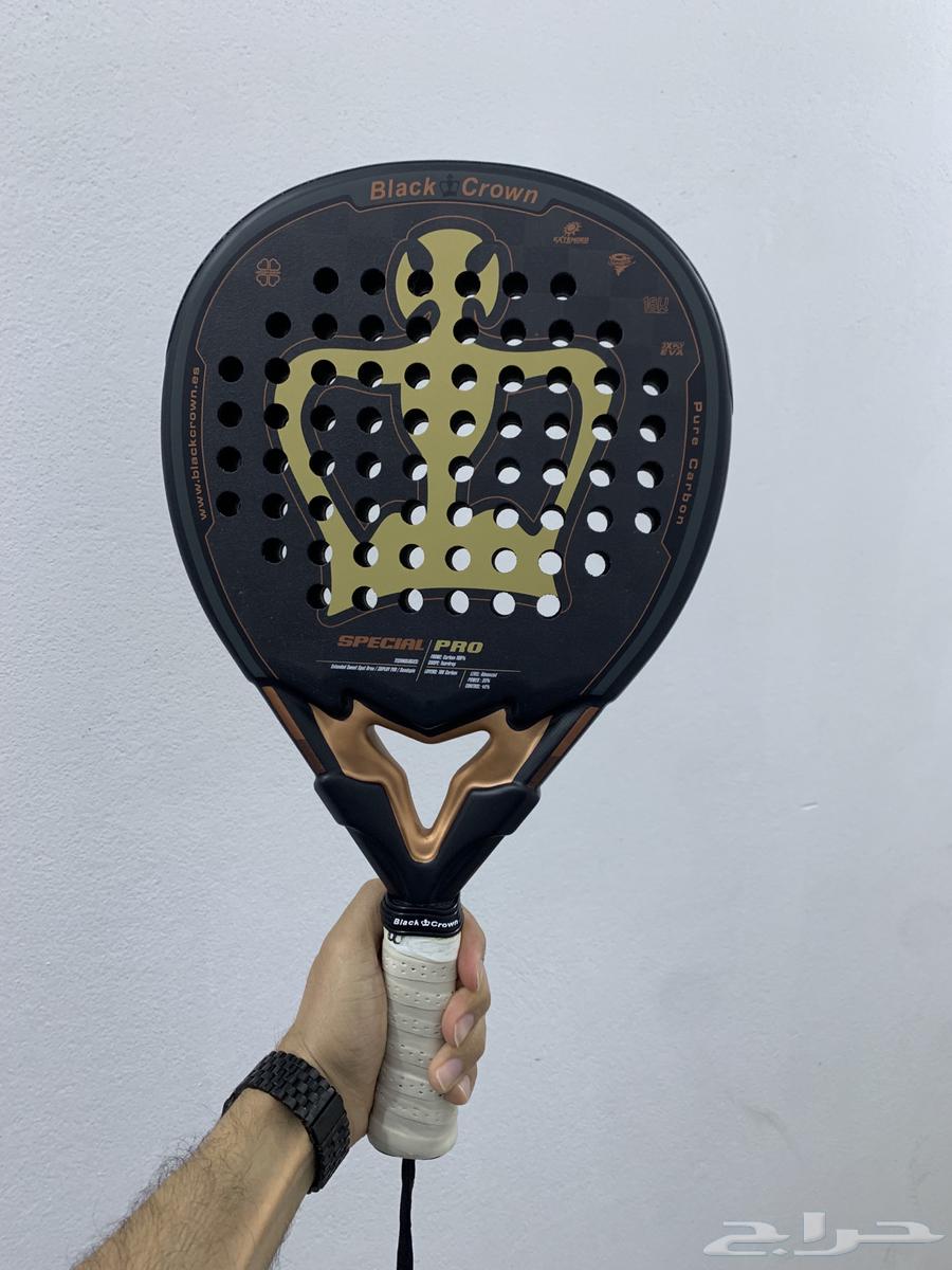 مضرب بادل بلاك كراون special pro black crown racket 202463770703190146110