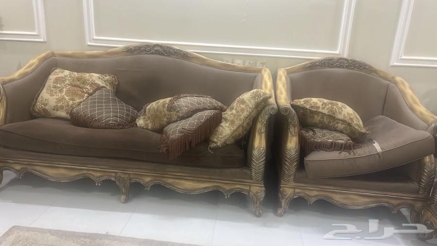 طقم كنب مجلس فخم من لبنان خشب واسفنج ممتاز63771400582146114