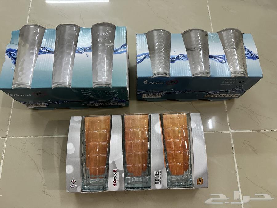 2 tea sets 6 pieces and unused glasses63671826785025111