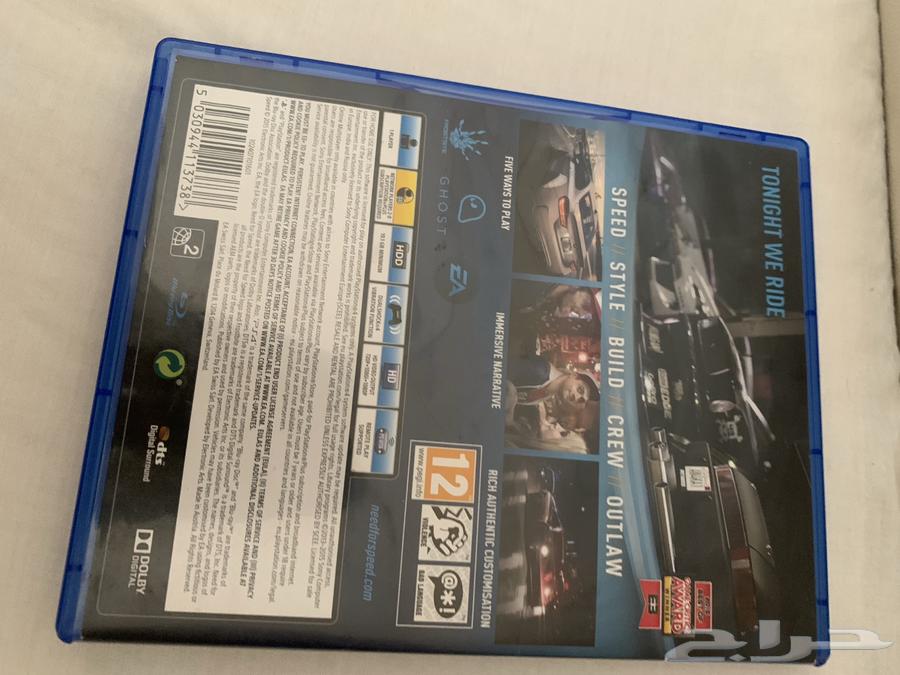 NEED FOR SPEED game name for Sony 4 reason for sale I don't need it63768127163907111