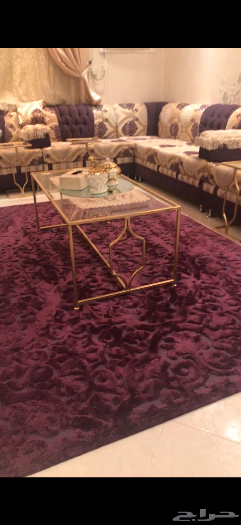 كنب نظيف (بنفسجي وبيج )63768621656835113