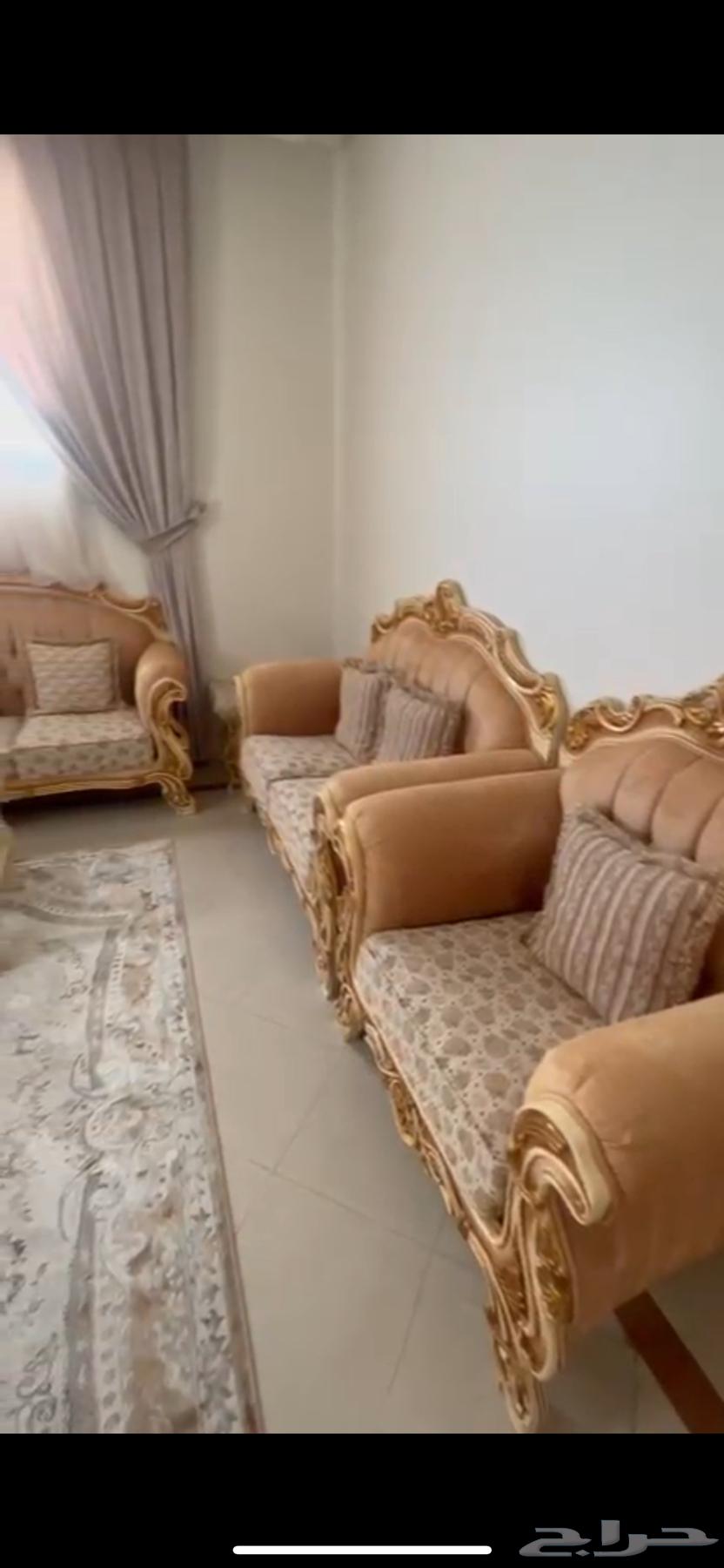 Clean used sofa with tables63772630254977110