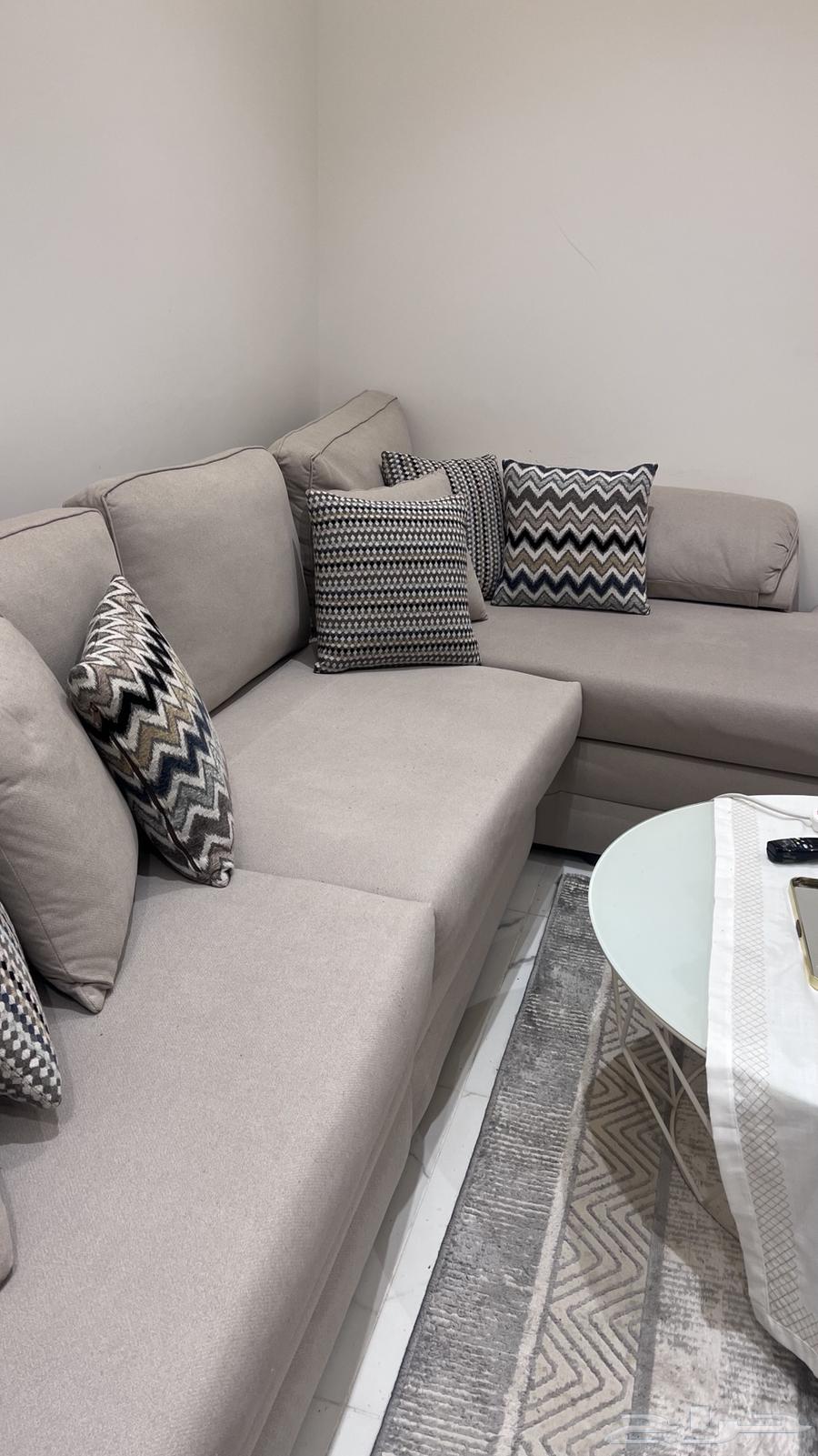 كنب حرف L نظيف64579855785219113