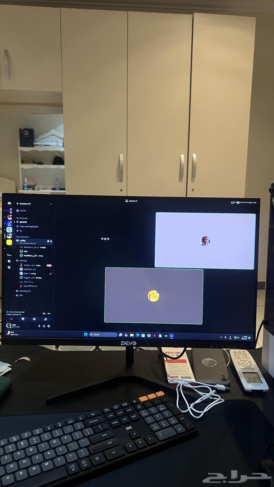 شاشة devo 24 بوصة 100 hz للسوم او للبدل63775000599683110