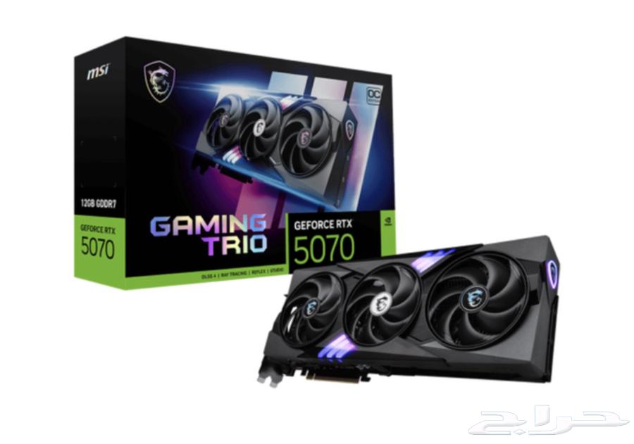 rtx 5070 12gb جديدة بالكامل بسعر خاص63778434958083110