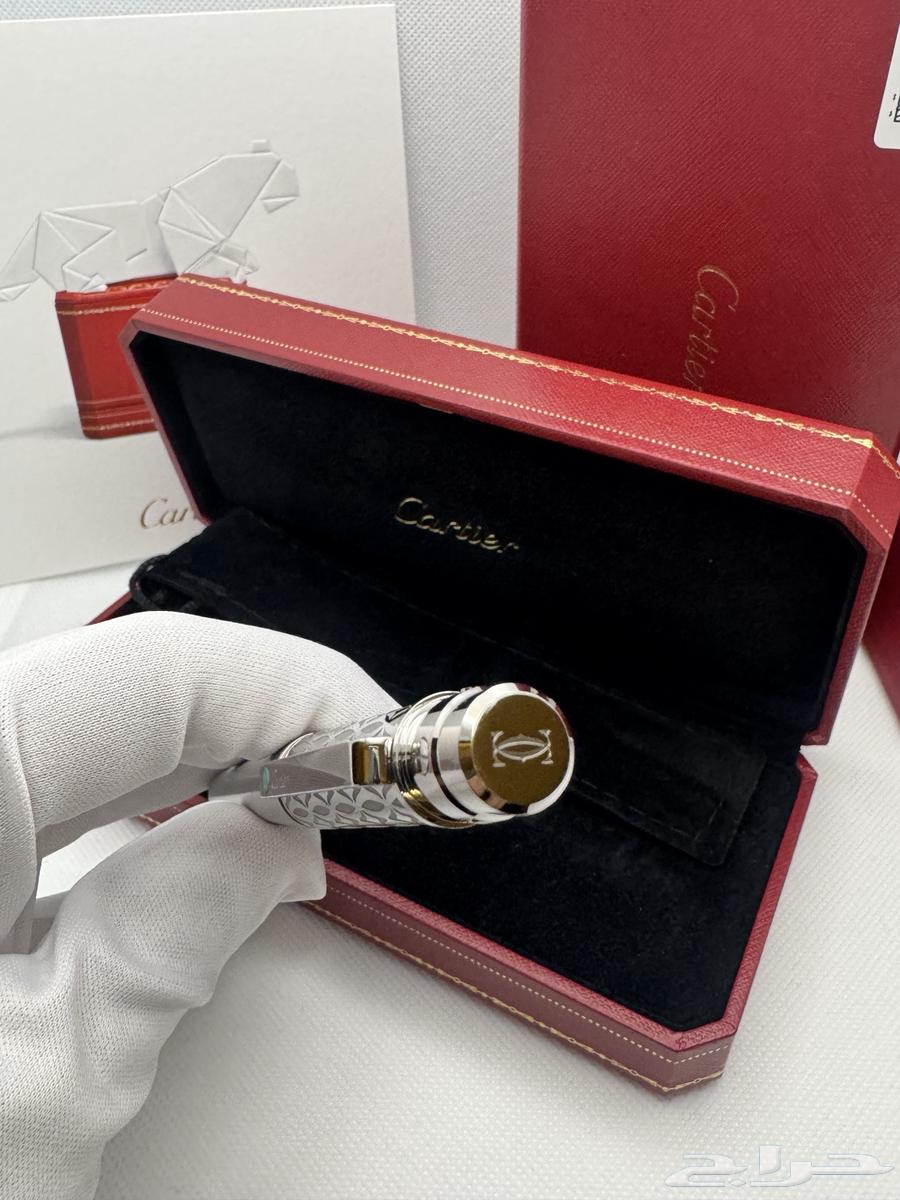 Cartier Santos Malachite Limited Edition Pen from 2700 Original63667810672003113