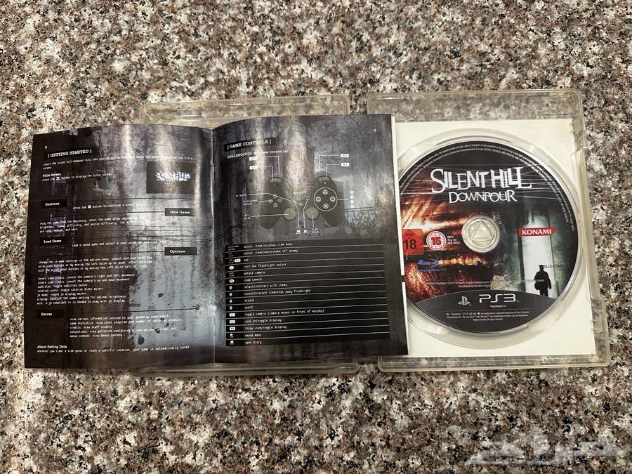 Silent hill - Down pour PS3 Used مثل الجديدة مع كتيبها63778651343105111