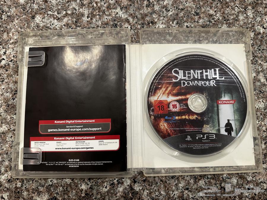 Silent hill - Down pour PS3 Used مثل الجديدة مع كتيبها63778651343105114