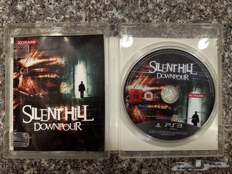 Silent hill - Down pour PS3 Used مثل الجديدة مع كتيبها63778651343105113