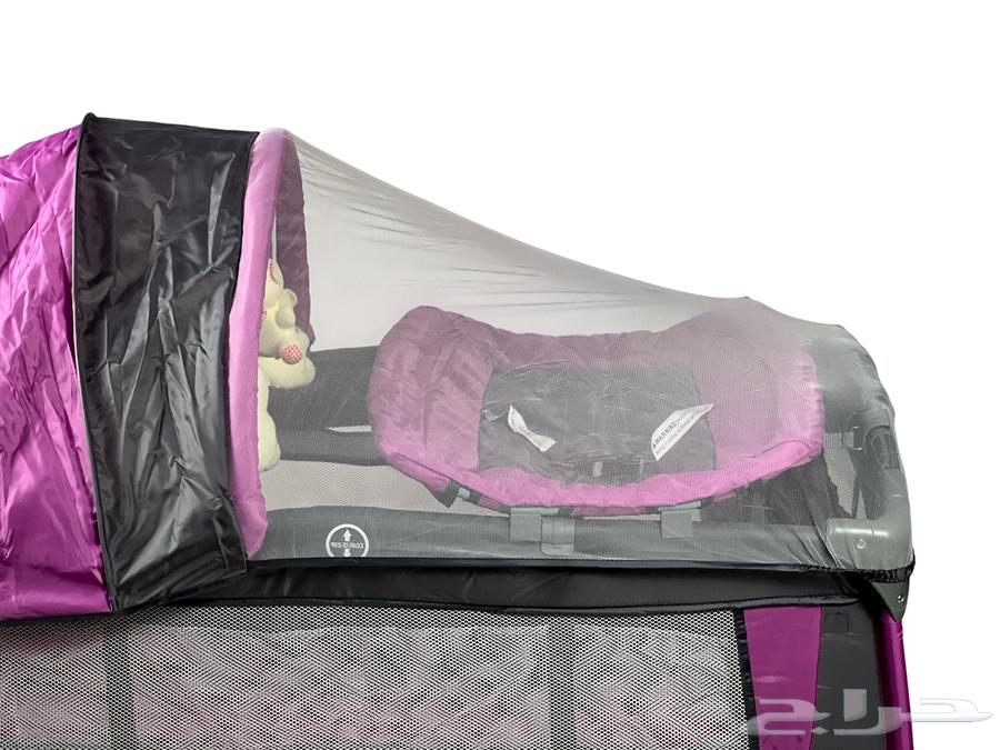 Two-Level Baby Playpen - Bed and Baby Enclosure with Canopy and Mosquito Net63786739185667113
