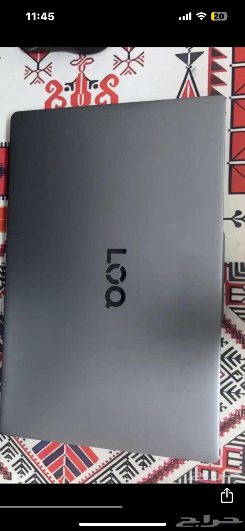 للبيع لابتوب Lenovo LOQ 15iX9E   نظيف جدا63783166938882111