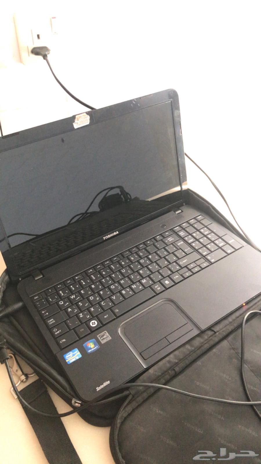 لابتوب توشيبا استعمال خفيف سبب البيع عدم الحاجه له شبه جدي63793988710786110