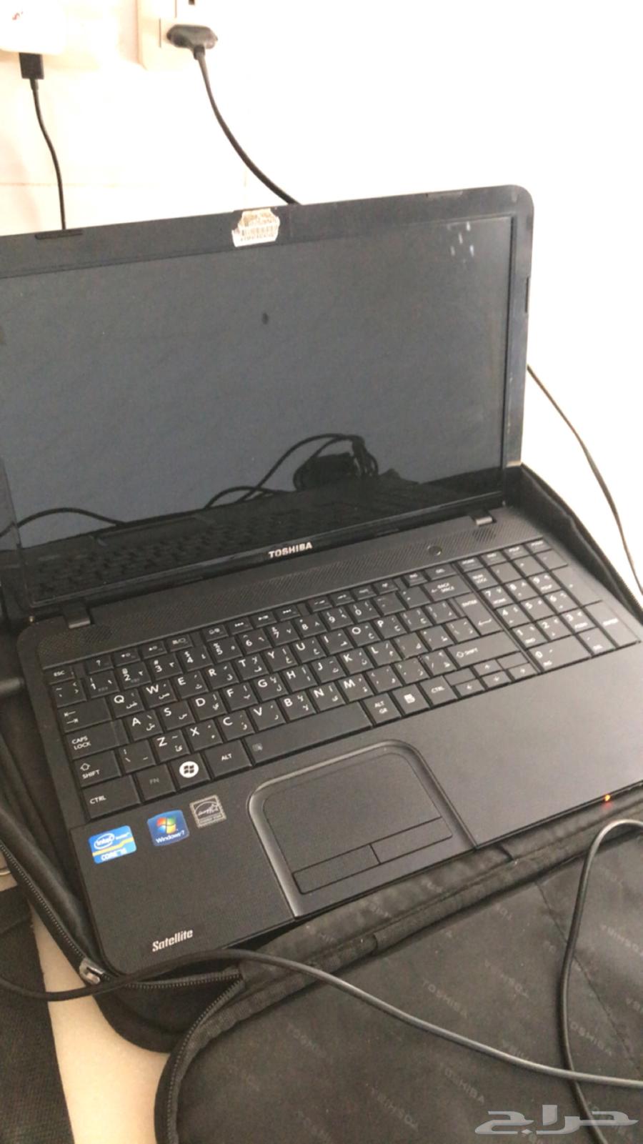 لابتوب توشيبا استعمال خفيف سبب البيع عدم الحاجه له شبه جدي63793988710786112