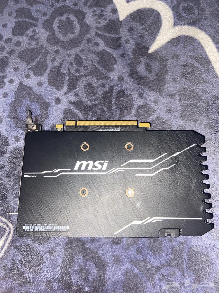 MSI GTX 1660 Super graphics card63789895803778111