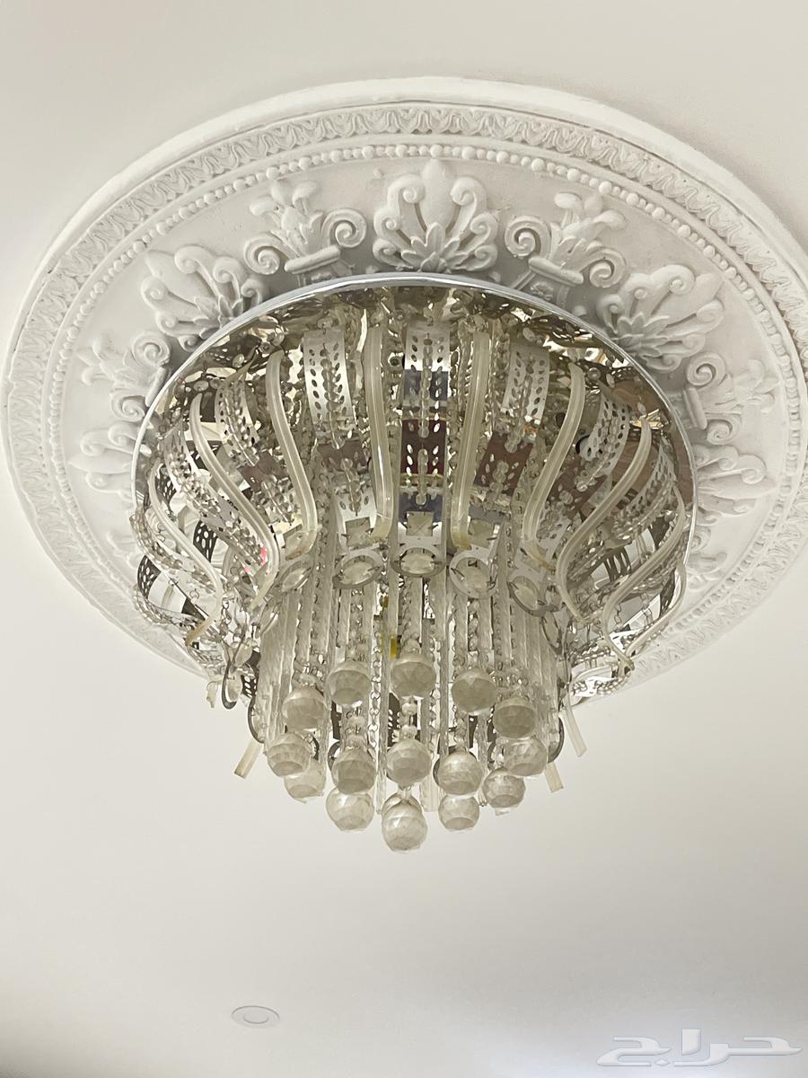 Modern round crystal chandelier with three colors together, dazzling63788843252738113