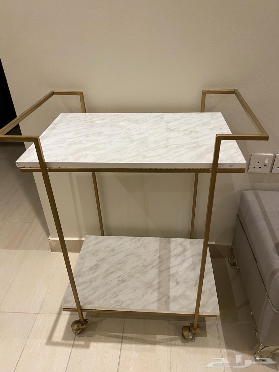 تحف ماركه هوم و2 ابجوره ايكيا وعربه جديده لون ذهبي63797278338947113