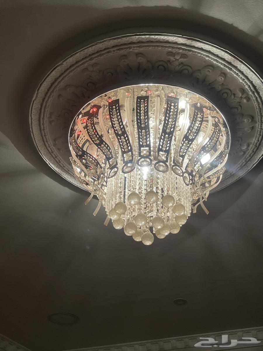 Modern round crystal chandelier with three colors together, dazzling63788843252738110