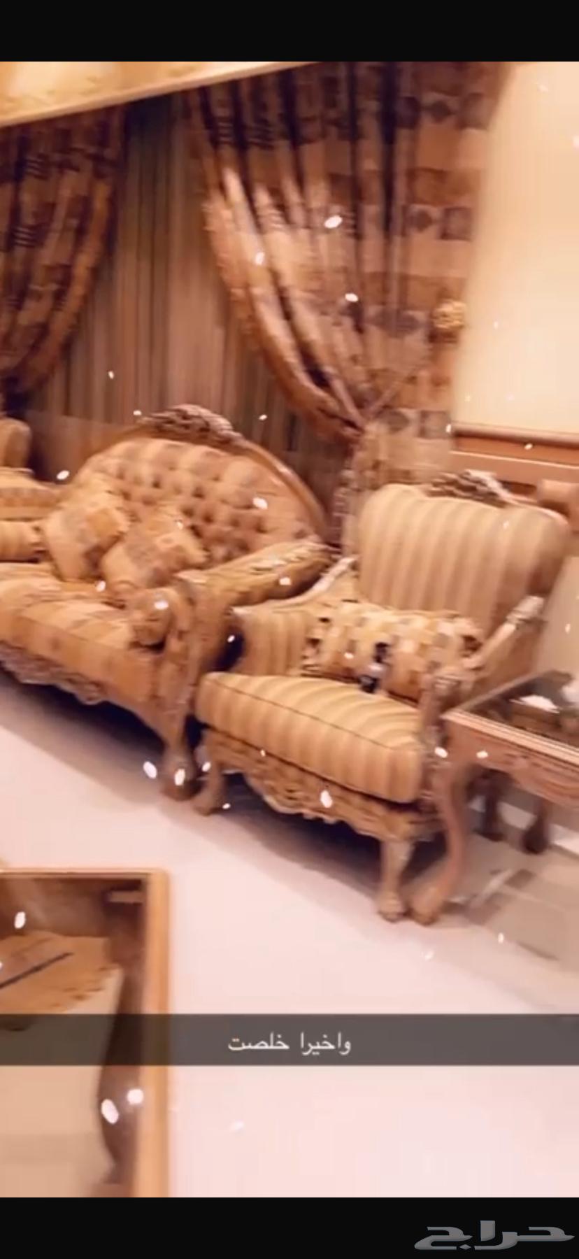 Used sofa sets for sale, 4 sets with curtains and tables63787680366849110