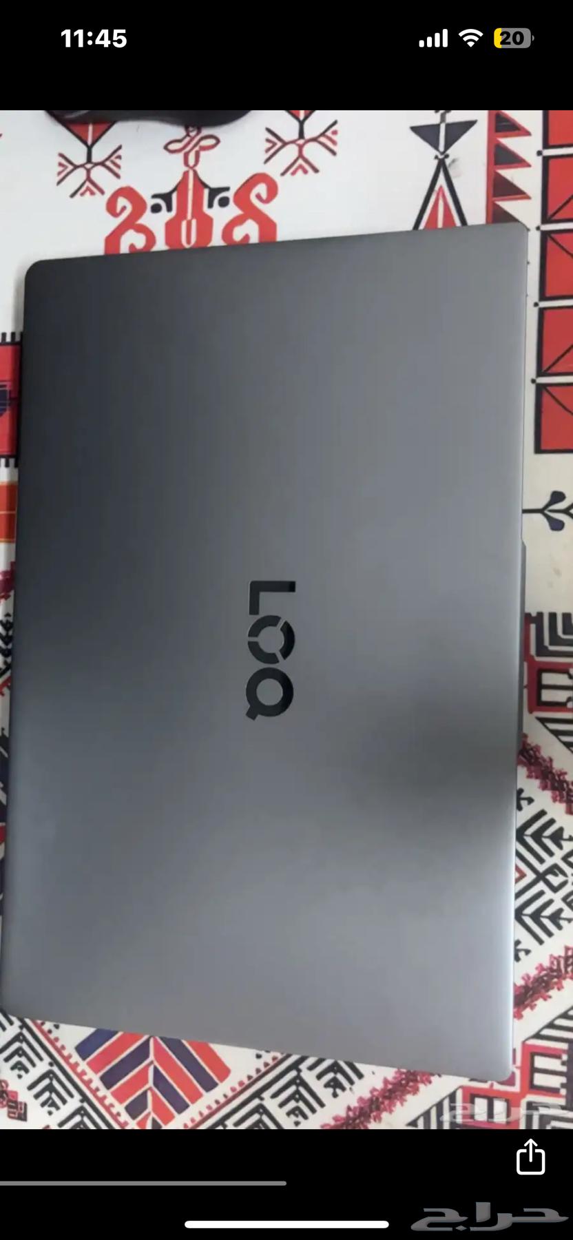 للبيع لابتوب Lenovo LOQ 15iX9E   نظيف جدا63794116076929113