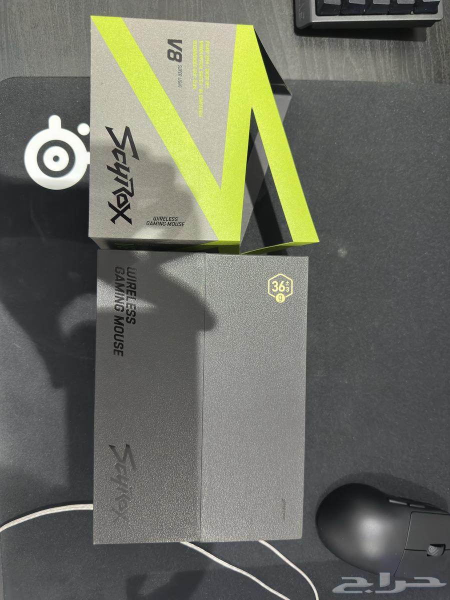 ماوس قيمنق احترافي skyrox v8 خفيف جدا 36g esport 8k63775897408641111