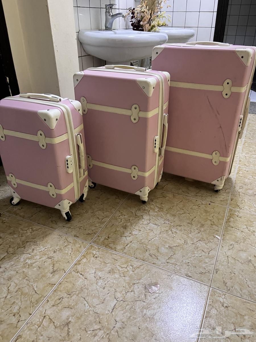شنط سفر 3 قطع ممتازة وتتحمل63803724912003111