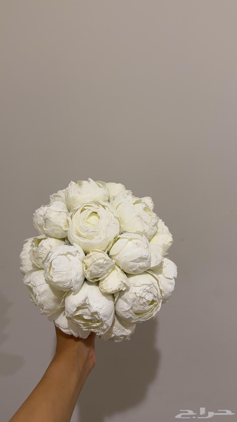 مسكة عروس ورد صناعي63402938253827111