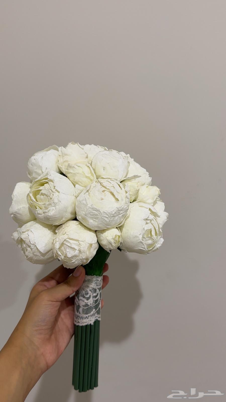 مسكة عروس ورد صناعي63402938253827112