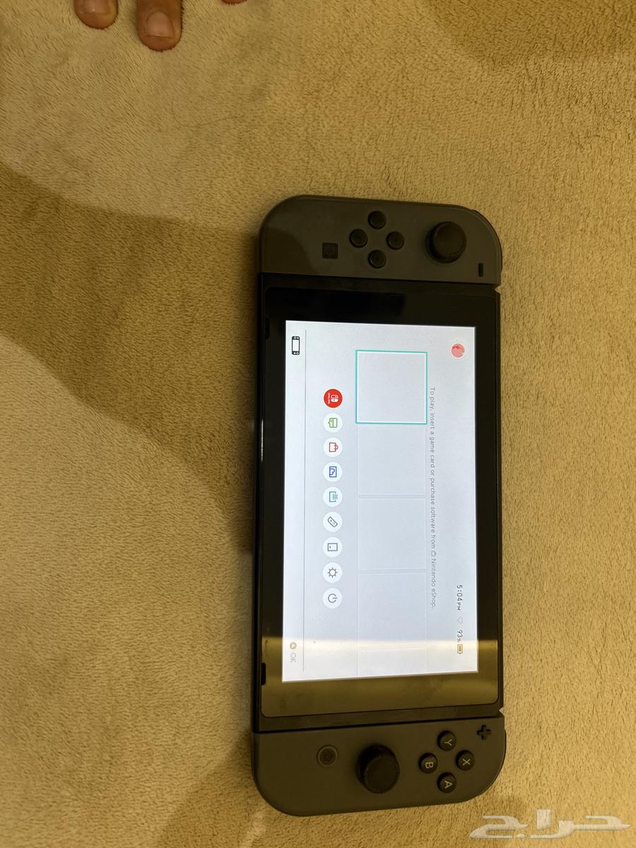 Nintendo Switch بكل اغراضه ما عدا الدوكستيشن نظيف جدا63846232684675111