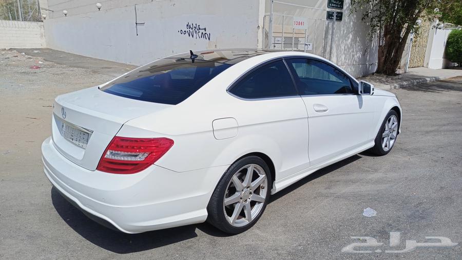 Mercedes C250 Coupe 2014 AMG cut in Jeddah64065542119939114