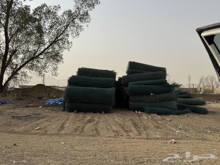 شبك حديد اخضر pvc63613928371971111