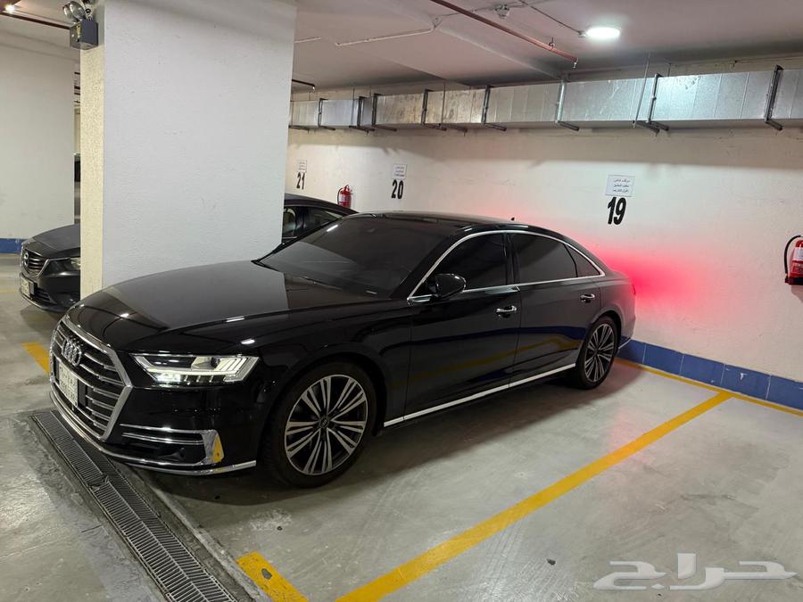 سيارة اودي A8L 2021 55tfsi قير مكينة كل شيء فيها نظيف64113371981442112