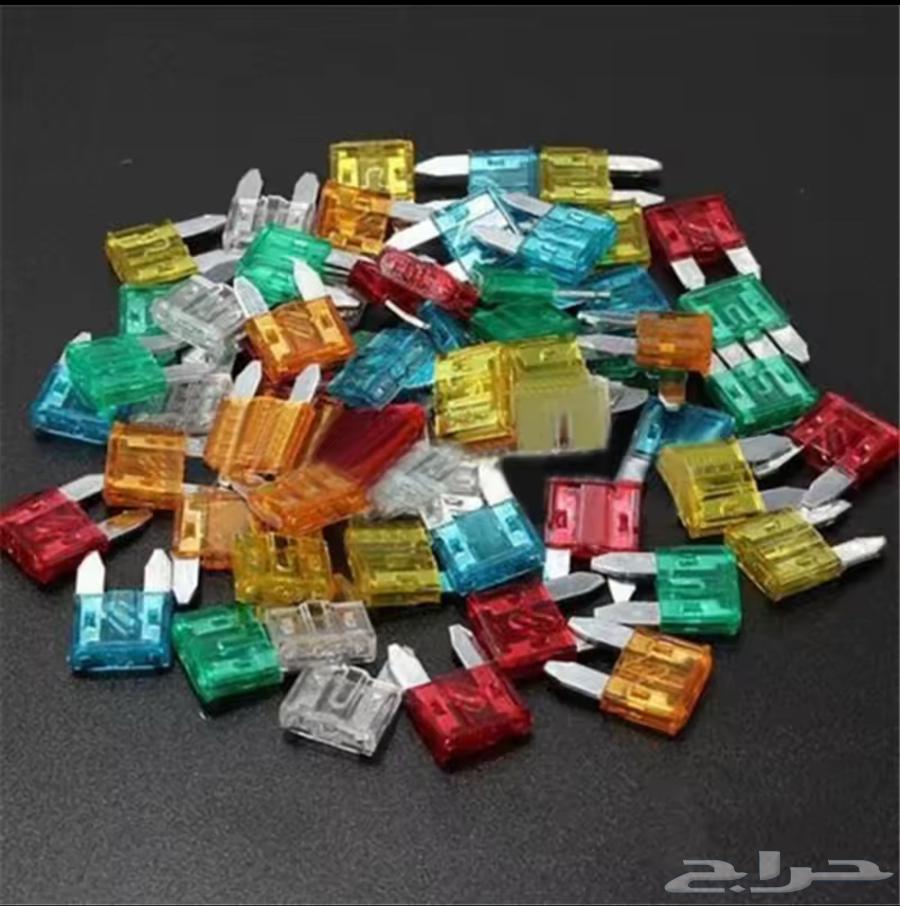 60 Pieces of Car Fuses in Different Sizes64171222442883111