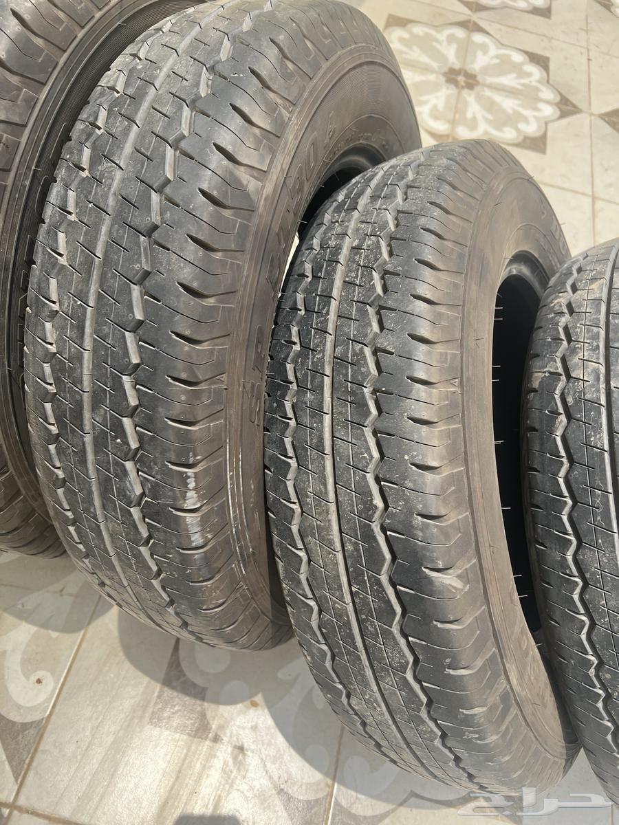 فرصة كفرات دنلوب شبه جديد دباب سوزوكي بكب64124624364035111