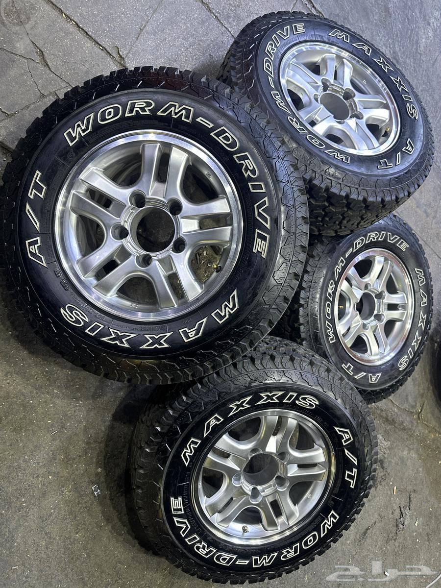 جنوط لكزز الحميد مع كفرات ماكسس ربع وشاص مقاس 1664174661436930110